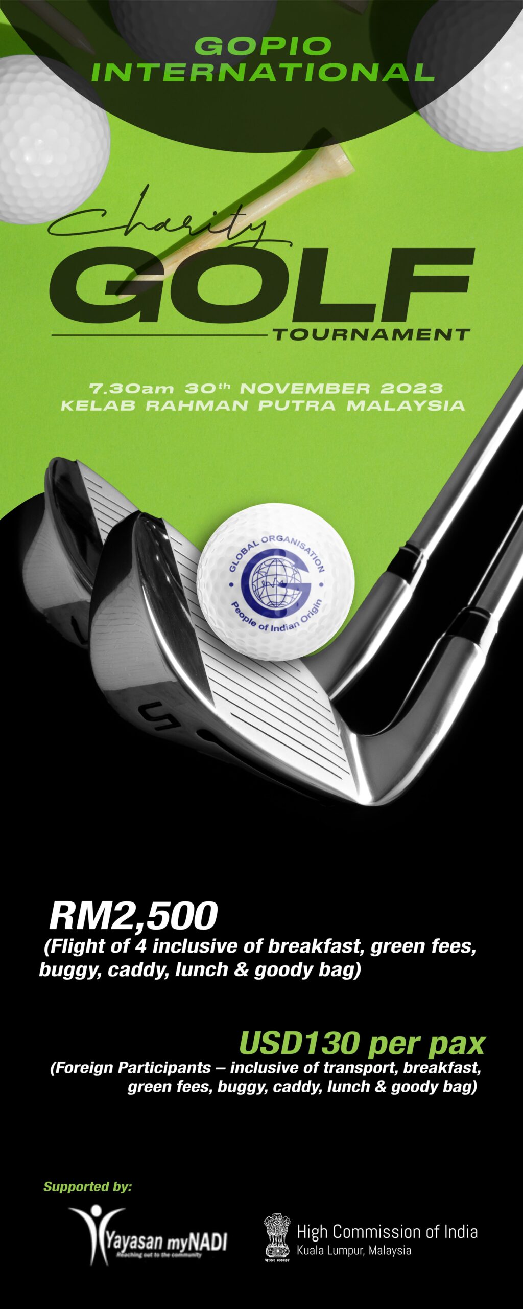 GOPIO International Golf Tournament 2023